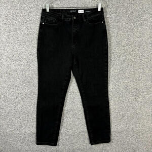 Judy Blue Women's Size 32 Boyfriend Fit Black Stretch Denim Jeans